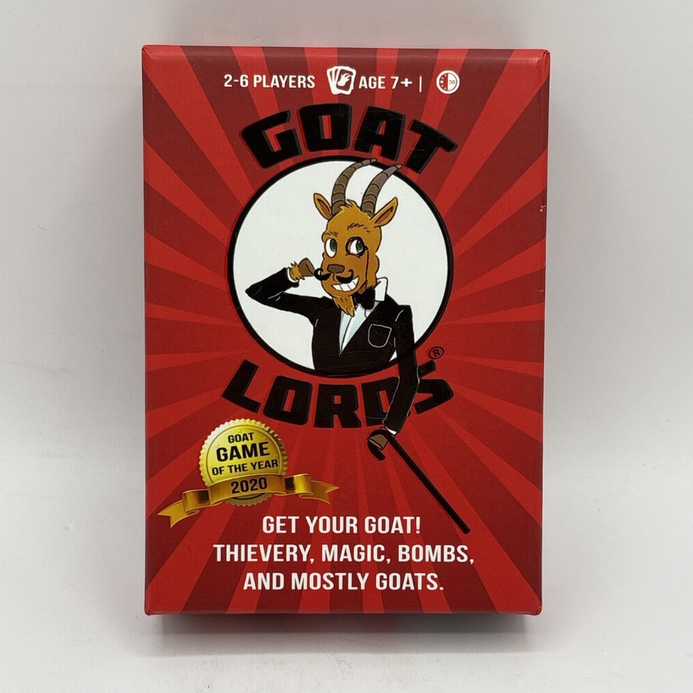 Goat Lords Card Game Game Of The Year 2020 Ages 7+ 2-6 Players‎  Used/Complete